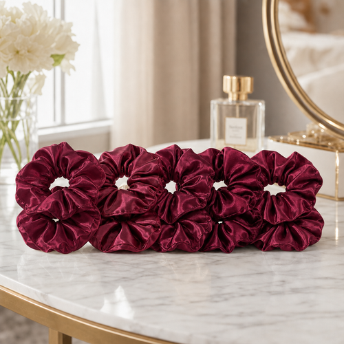 Parlea Signature | Premium Saten Saç Tokası 10’lu set