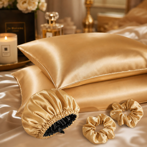 Parlea Absolute Ritual Set | Yastık Kılıfı + Bone + Toka – Tam Gece Bakımı
